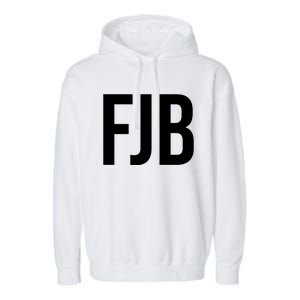 FJB Simple Logo (F!ck Joe Biden) Garment-Dyed Fleece Hoodie