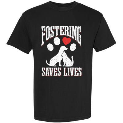 Fostering Saves Lives Rescue Cat Rescue Dog Animal Rescue Garment-Dyed Heavyweight T-Shirt