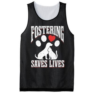 Fostering Saves Lives Rescue Cat Rescue Dog Animal Rescue Mesh Reversible Basketball Jersey Tank