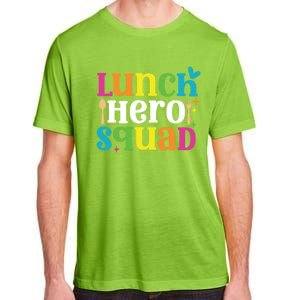 Funny School Lunch Hero Squad Funny Cafeteria Workers Cute Gift Adult ChromaSoft Performance T-Shirt