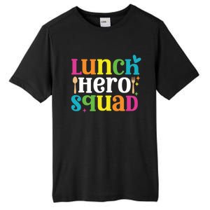 Funny School Lunch Hero Squad Funny Cafeteria Workers Cute Gift Tall Fusion ChromaSoft Performance T-Shirt