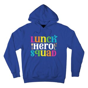 Funny School Lunch Hero Squad Funny Cafeteria Workers Cute Gift Hoodie