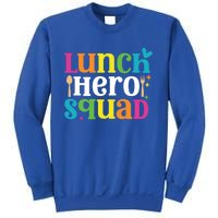 Funny School Lunch Hero Squad Funny Cafeteria Workers Cute Gift Sweatshirt