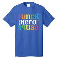 Funny School Lunch Hero Squad Funny Cafeteria Workers Cute Gift Tall T-Shirt