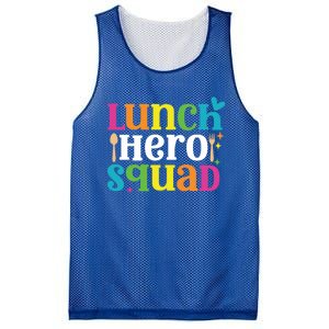 Funny School Lunch Hero Squad Funny Cafeteria Workers Cute Gift Mesh Reversible Basketball Jersey Tank