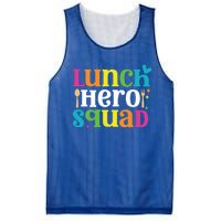 Funny School Lunch Hero Squad Funny Cafeteria Workers Cute Gift Mesh Reversible Basketball Jersey Tank