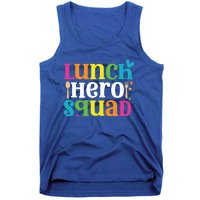 Funny School Lunch Hero Squad Funny Cafeteria Workers Cute Gift Tank Top