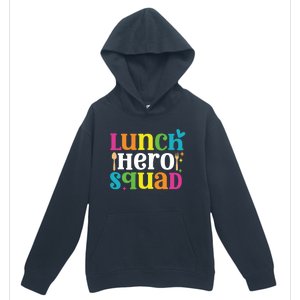 Funny School Lunch Hero Squad Funny Cafeteria Workers Cute Gift Urban Pullover Hoodie