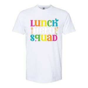 Funny School Lunch Hero Squad Funny Cafeteria Workers Cute Gift Softstyle CVC T-Shirt