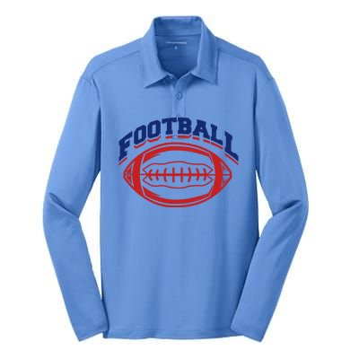 Football Sport Lover Gift Silk Touch Performance Long Sleeve Polo