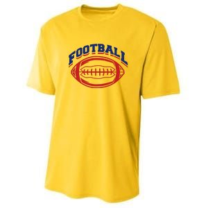 Football Sport Lover Gift Youth Performance Sprint T-Shirt