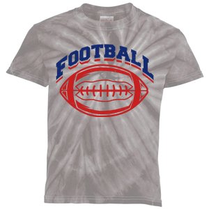 Football Sport Lover Gift Kids Tie-Dye T-Shirt