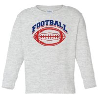 Football Sport Lover Gift Toddler Long Sleeve Shirt