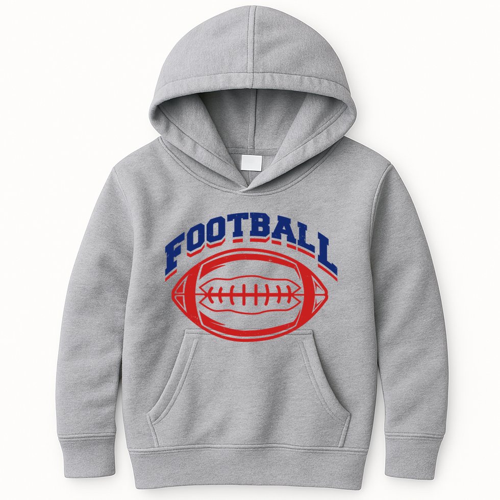 Football Sport Lover Gift Kids Hoodie