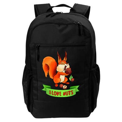 Funny Squirrel Lover Quote I Love Nuts Squirrel Pet Owner Backpack