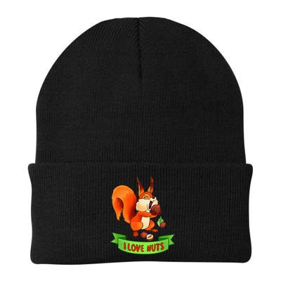 Funny Squirrel Lover Quote I Love Nuts Squirrel Pet Owner Beanie