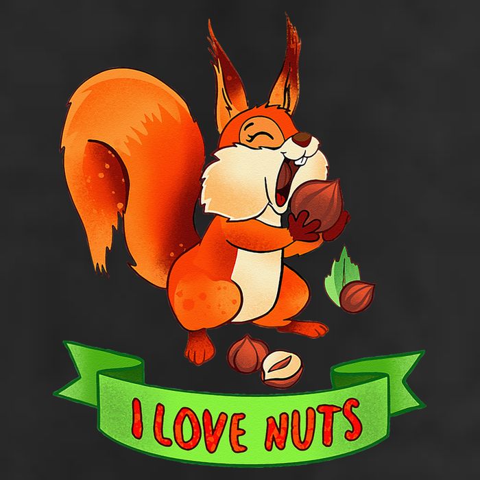 Funny Squirrel Lover Quote I Love Nuts Squirrel Pet Owner Golf Towel