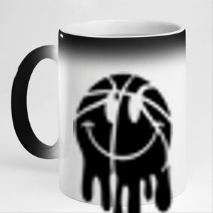 Funny Somebody's Loud Mouth Basketball Mama Mom Mother's Day 11oz Black Color Changing Mug