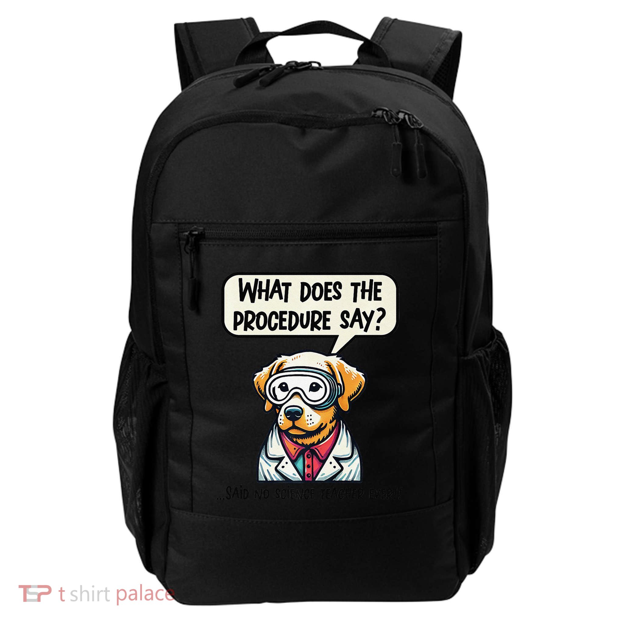 Funny Sarcastic “Lab Dog” Science Teacher Premium Daily Commute Backpack