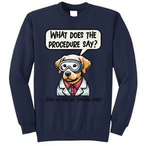 Funny Sarcastic “Lab Dog” Science Teacher Premium Tall Sweatshirt