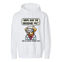 Funny Sarcastic “Lab Dog” Science Teacher Premium Garment-Dyed Fleece Hoodie