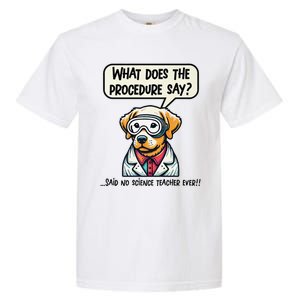 Funny Sarcastic “Lab Dog” Science Teacher Premium Garment-Dyed Heavyweight T-Shirt