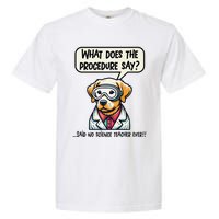 Funny Sarcastic “Lab Dog” Science Teacher Premium Garment-Dyed Heavyweight T-Shirt