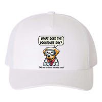 Funny Sarcastic “Lab Dog” Science Teacher Premium Yupoong Adult 5-Panel Trucker Hat