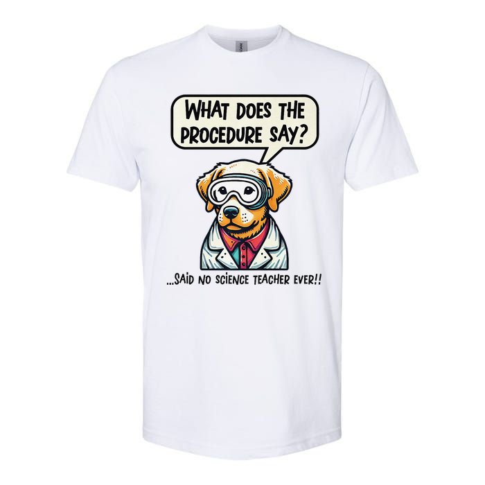 Funny Sarcastic “Lab Dog” Science Teacher Premium Softstyle CVC T-Shirt