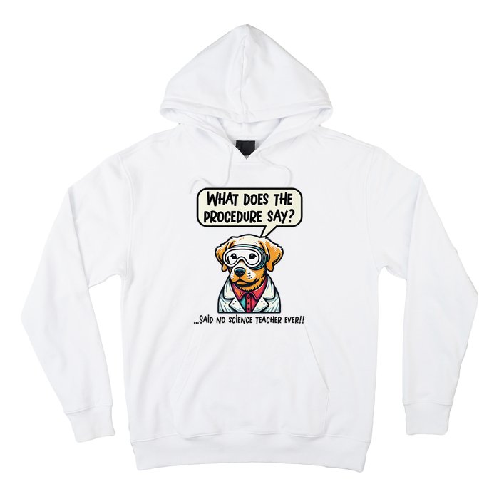 Funny Sarcastic “Lab Dog” Science Teacher Premium Hoodie