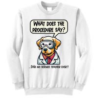 Funny Sarcastic “Lab Dog” Science Teacher Premium Sweatshirt