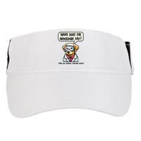 Funny Sarcastic “Lab Dog” Science Teacher Premium Adult Drive Performance Visor