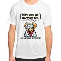 Funny Sarcastic “Lab Dog” Science Teacher Premium Adult ChromaSoft Performance T-Shirt