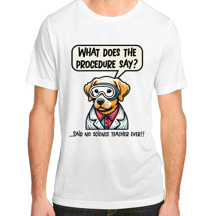 Funny Sarcastic “Lab Dog” Science Teacher Premium Adult ChromaSoft Performance T-Shirt