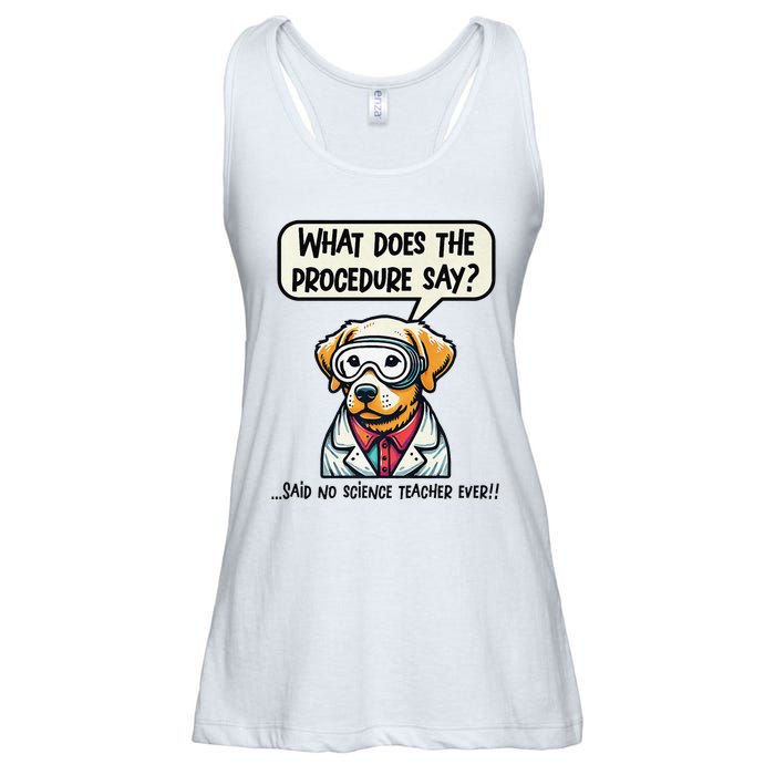 Funny Sarcastic “Lab Dog” Science Teacher Premium Ladies Essential Flowy Tank