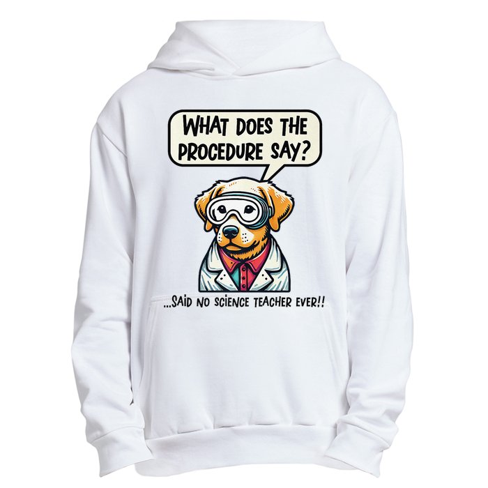 Funny Sarcastic “Lab Dog” Science Teacher Premium Urban Pullover Hoodie