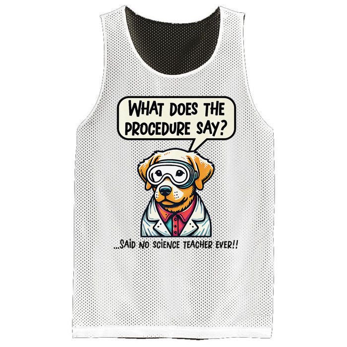 Funny Sarcastic “Lab Dog” Science Teacher Premium Mesh Reversible Basketball Jersey Tank