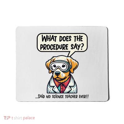 Funny Sarcastic “Lab Dog” Science Teacher Premium Mousepad