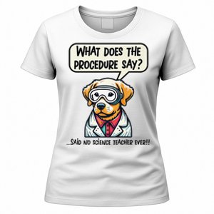 Funny Sarcastic “Lab Dog” Science Teacher Premium Women's T-Shirt