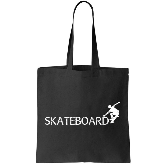 Funny Skateboard Logo Sport Tote Bag