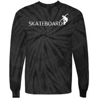 Funny Skateboard Logo Sport Tie-Dye Long Sleeve Shirt