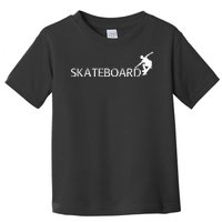 Funny Skateboard Logo Sport Toddler T-Shirt