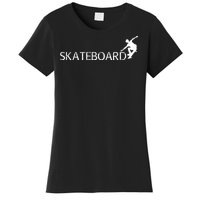 Funny Skateboard Logo Sport Women's T-Shirt