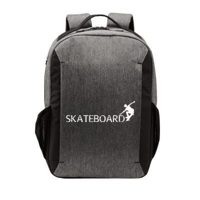 Funny Skateboard Logo Sport Vector Backpack