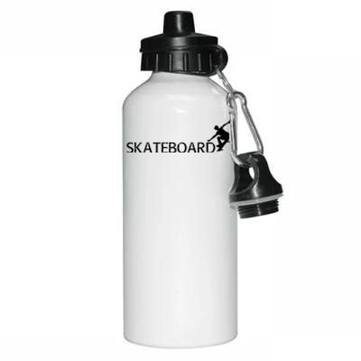 Funny Skateboard Logo Sport Aluminum Water Bottle