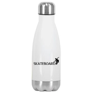 Funny Skateboard Logo Sport Stainless Steel Insulated Water Bottle