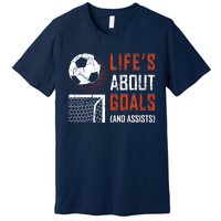 Funny Soccer Lover Girl Boy Teen Soccer Player Fans Coaches Premium T-Shirt