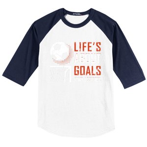 Funny Soccer Lover Girl Boy Teen Soccer Player Fans Coaches Baseball Sleeve Shirt