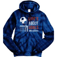 Funny Soccer Lover Girl Boy Teen Soccer Player Fans Coaches Tie Dye Hoodie