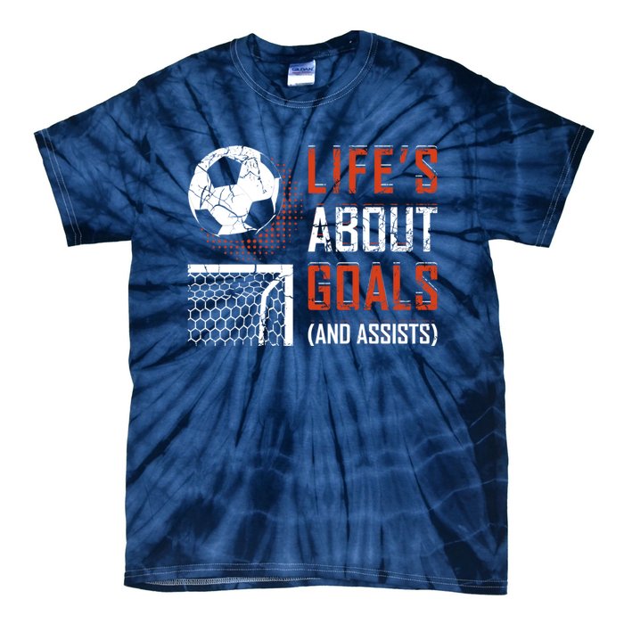 Funny Soccer Lover Girl Boy Teen Soccer Player Fans Coaches Tie-Dye T-Shirt